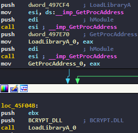 API loading routine